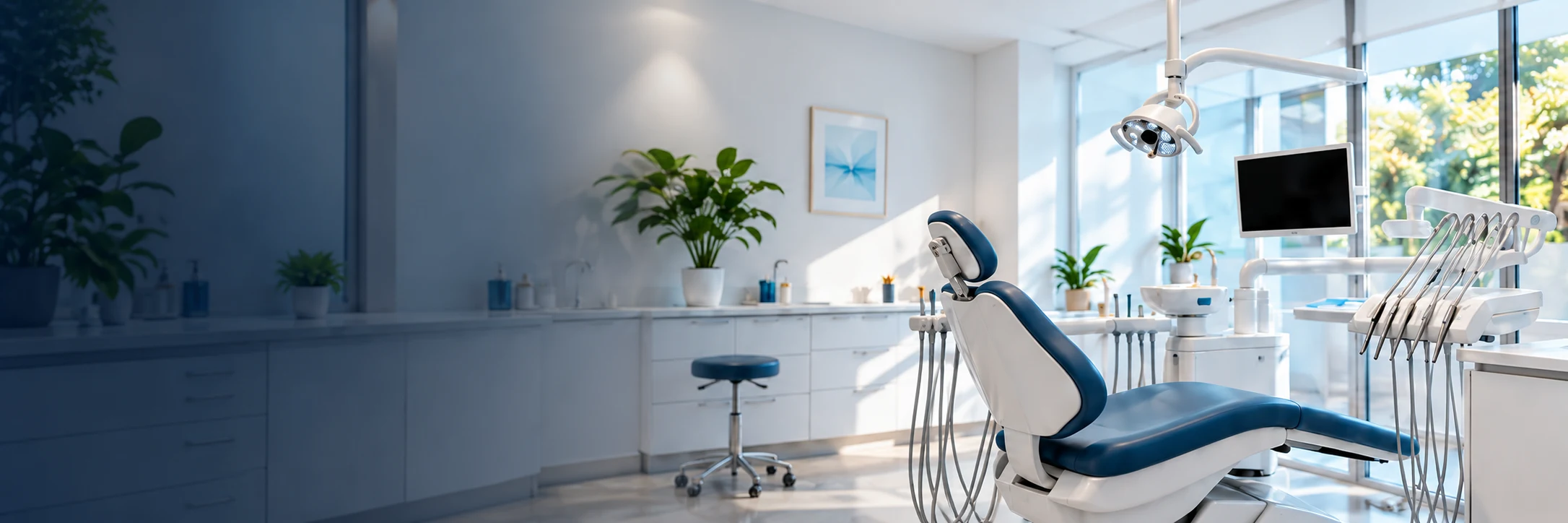 Diş kliniği ortamını temsil eden görsel